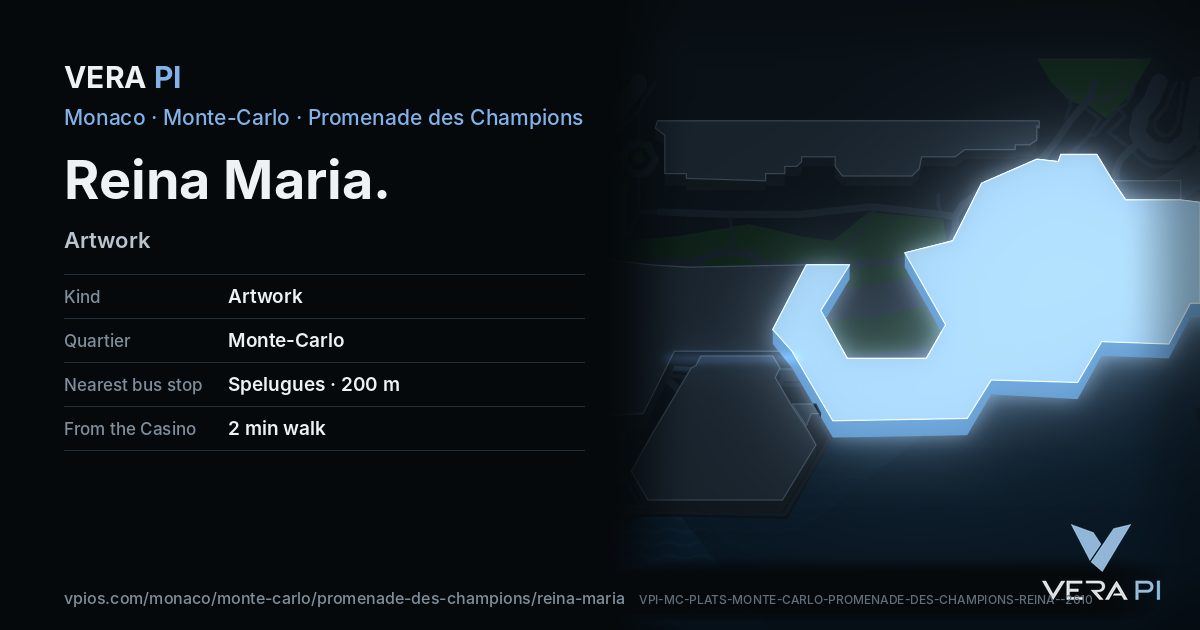The VERA PI card for Reina Maria