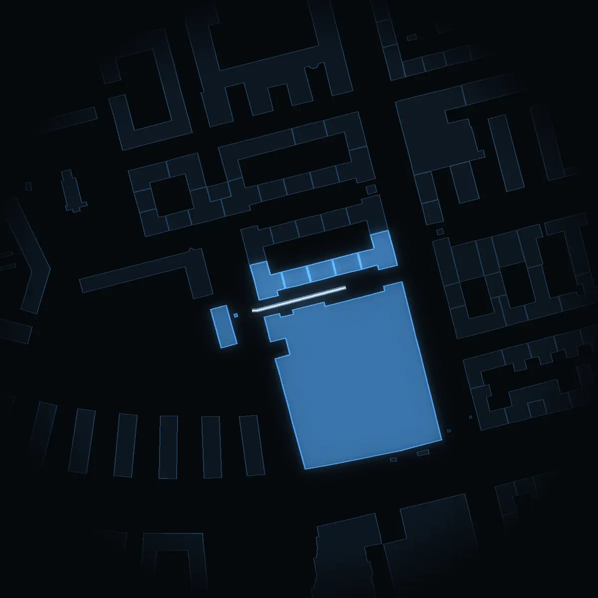 Dalslandsgatan i nattbelysning