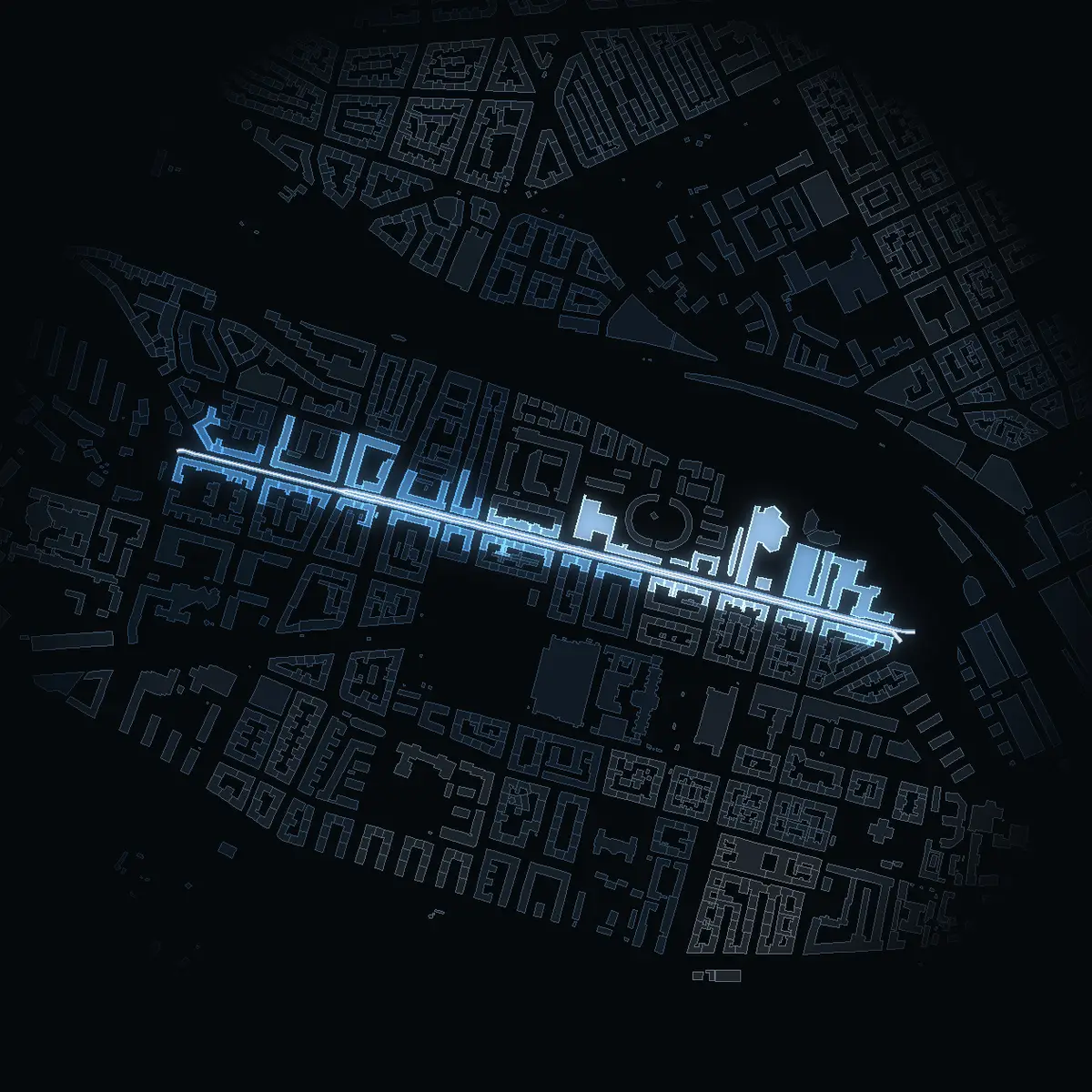 Fleminggatan at night