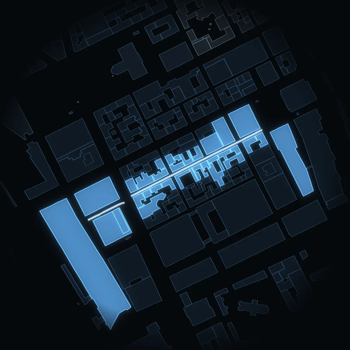 Gamla Brogatan at night