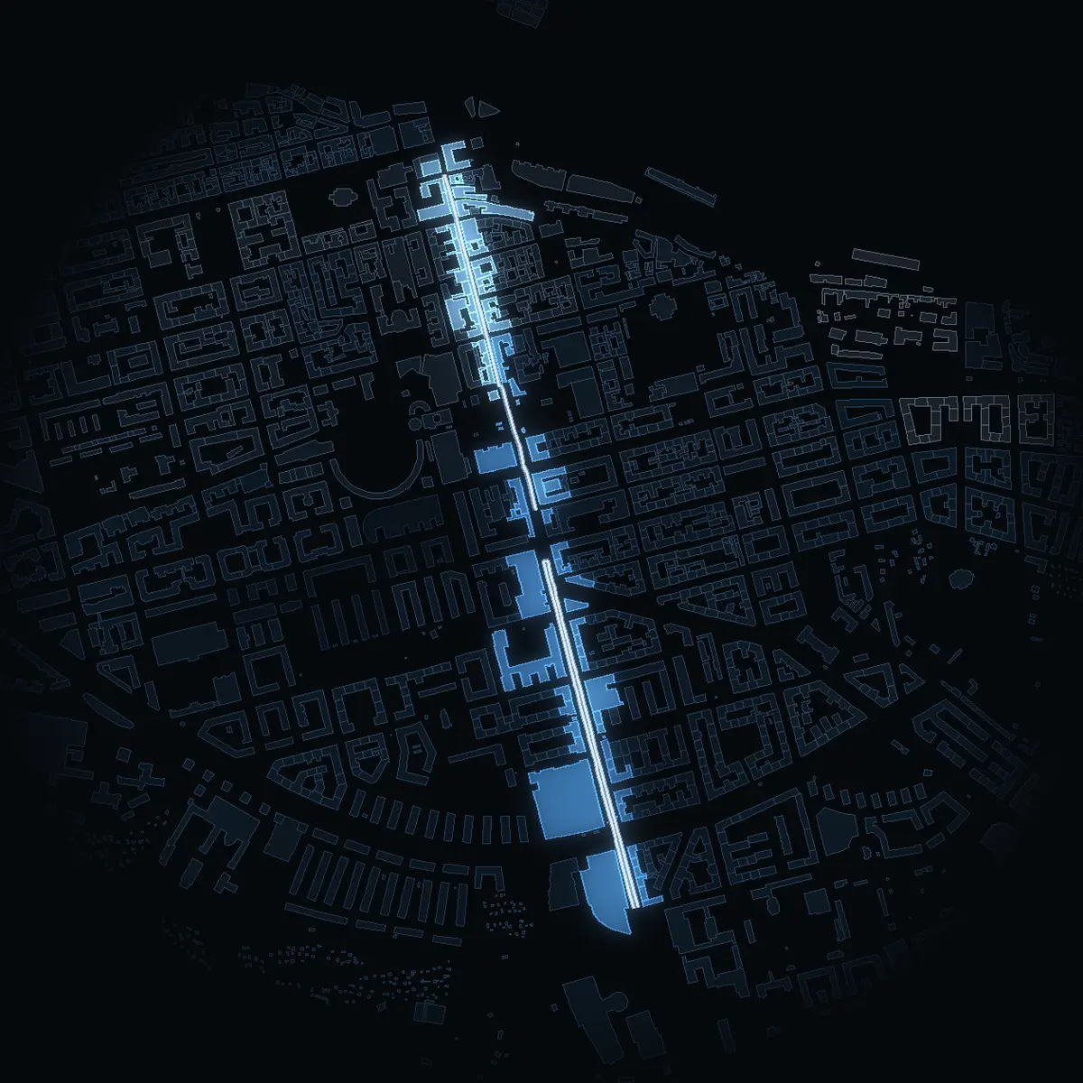 Götgatan at night