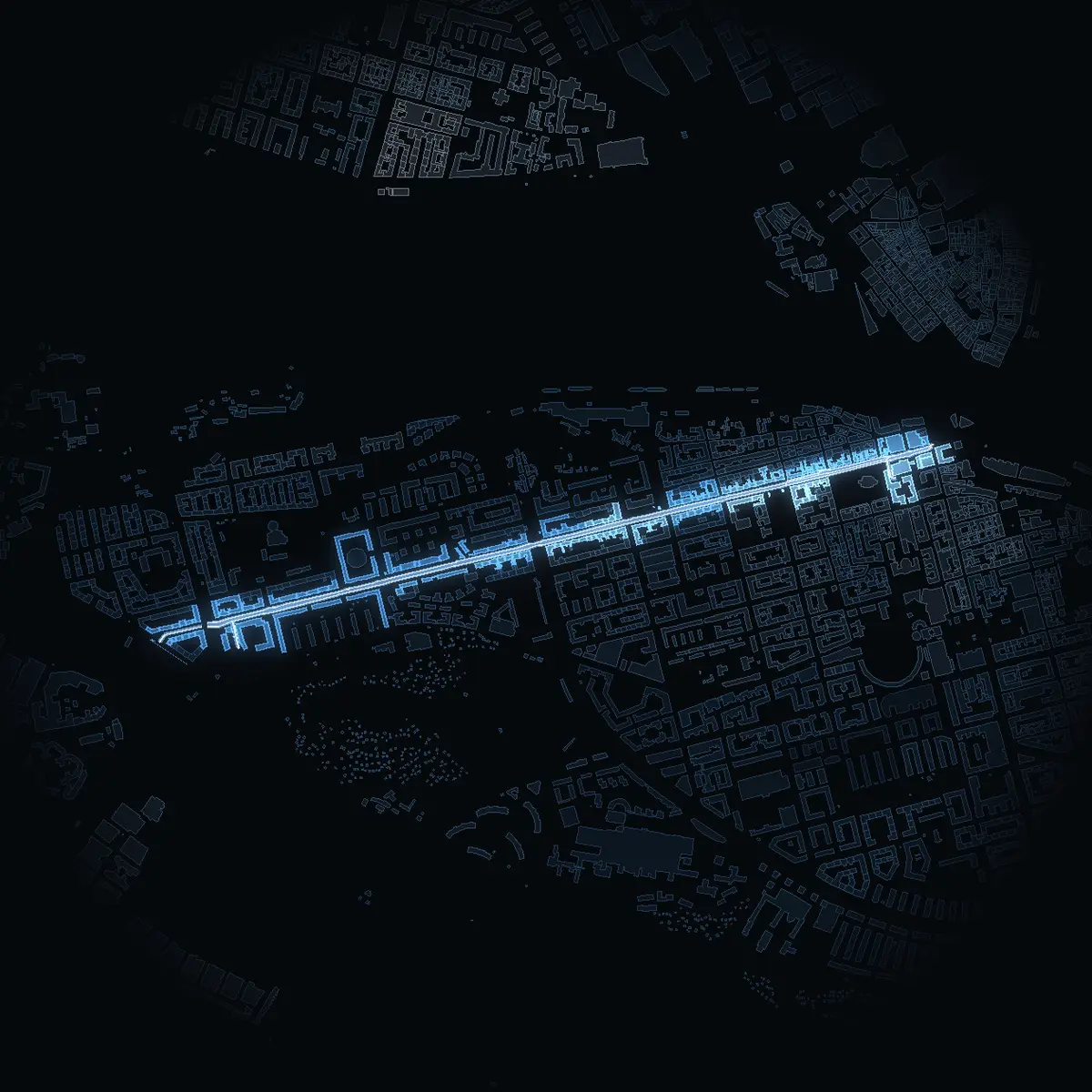 Hornsgatan at night