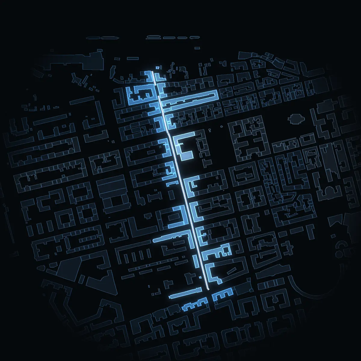 Timmermansgatan at night